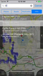 cotswolds maps offline iPhone Captures Décran 4