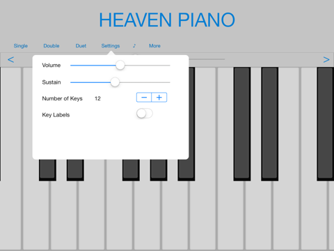heaven piano ipad capturas de pantalla 4