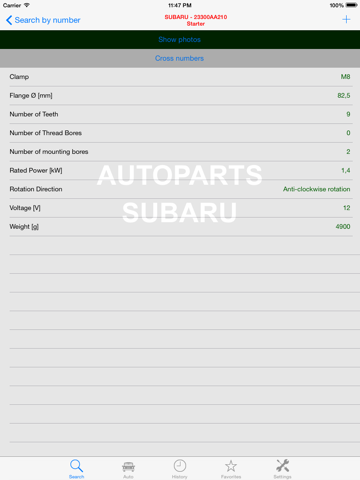 auto parts para subaru ipad capturas de pantalla 2