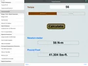 torque calculator, units conv iPad Captures Décran 2