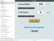 horsepower trap speed calc iPad Captures Décran 1