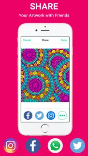 colorsip calm relax focus coloring book for adults iphone images 4