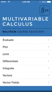 wolfram multivariable calculus course assistant iPhone Captures Décran 1
