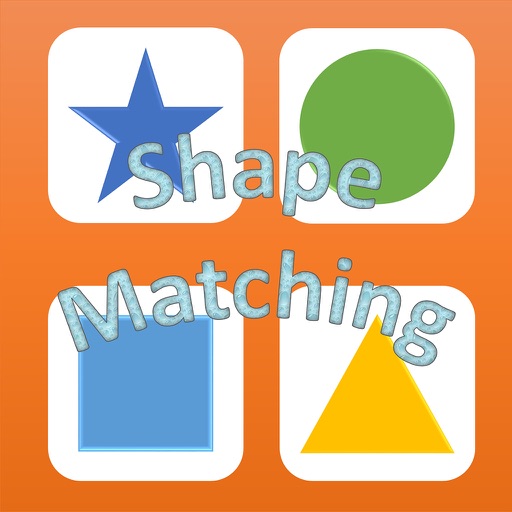 Geometric shapes matching game preschoolers math app reviews download