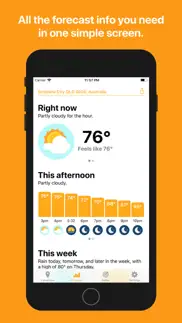 hello weather: forecast & maps iphone images 1
