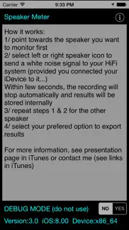 speaker meter iPhone Captures Décran 2