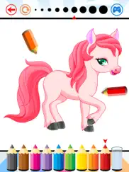 pony coloring book for kids - my drawing free game ipad images 3