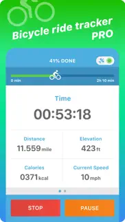 bicycle ride tracker pro iphone resimleri 1