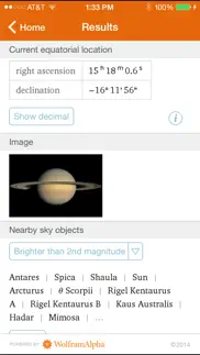 wolfram planets reference app iphone capturas de pantalla 3