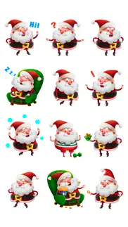 Добрый Санта – стикеры и наклейки в Новый год айфон картинки 1