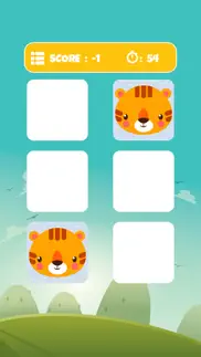 animal cards matching puzzle games for kids iphone images 2