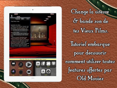 old movies - transforme tes videos en vieux films iPad Captures Décran 3
