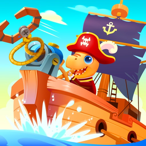 Dinosaur Pirate Games for kids app reviews download