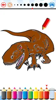 dino coloring book - dinosaur drawing and painting iphone images 2