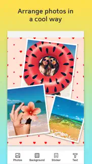 picture collage – add text to pics & photo editor iphone images 3