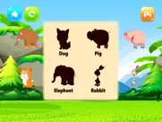 vocabulary animal puzzle matching shadow for kids ipad images 1