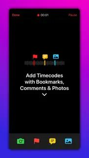 voice recorder with timecodes iphone images 4