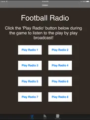 cleveland football - radio, scores & schedule ipad images 2