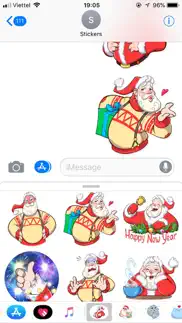 christmas santa funny stickers iphone images 2