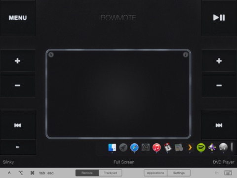 rowmote pro for mac iPad Captures Décran 4