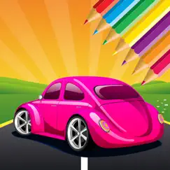 car coloring book - vehicle drawing for kids logo, reviews