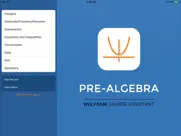 wolfram pre-algebra course assistant iPad Captures Décran 1