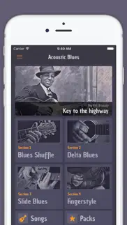 acoustic blues guitar lessons iPhone Captures Décran 1