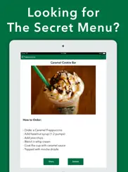 secret menu for starbucks pro! ipad images 1
