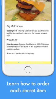 fast food secret menu guide iphone images 3