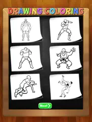 wrestling star revolution champions coloring book ipad images 3