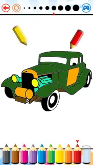 car coloring book - vehicle drawing for kids iphone images 2