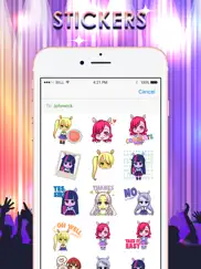 pony girls emoticons stickers for imessage ipad images 1