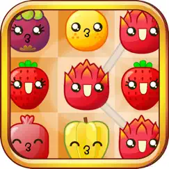 fruit match 3 puzzle - amazing link splash mania logo, reviews