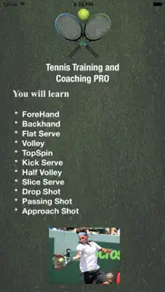 tennis training and coaching pro iphone images 3