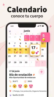 calendario menstrual y ciclo iphone capturas de pantalla 3