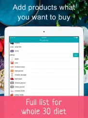 whole 30 diet shopping list - your healthy eating ipad images 1