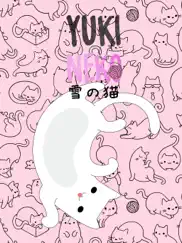 yuki neko - kitty cat fun pet stickers ipad images 1