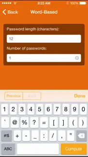 wolfram password generator reference app iphone bildschirmfoto 2