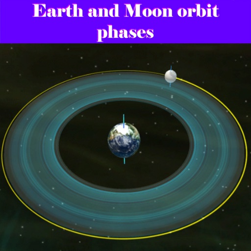 Earth and Moon orbit phases app reviews download