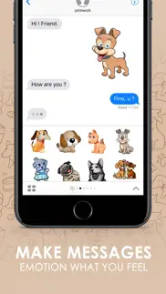 cute puppies stickers themes by chatstick iphone images 2