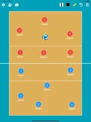 simple volleyball tactic board ipad images 1
