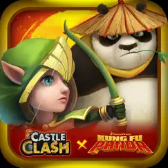 castle clash: kungfu panda go! logo, reviews