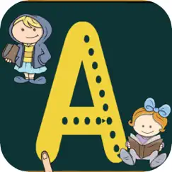 learning writing abc books - dotted alphabet logo, reviews