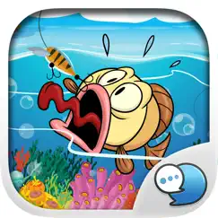 fishing emojis stickers by chatstick logo, reviews
