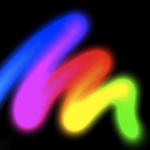 RainbowDoodle - Animated rainbow glow effect app reviews download