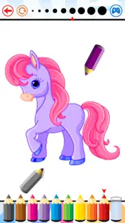 pony coloring book for kids - my drawing free game iphone images 3