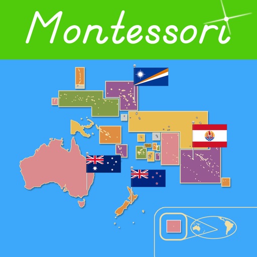 Oceania - Montessori Geography app reviews download