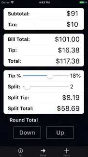 tip calculator % pro iphone images 4