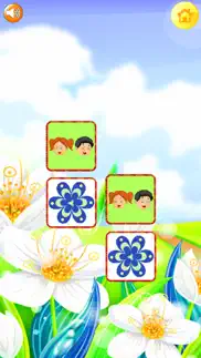 flower matching puzzle - sight games for children iphone images 2