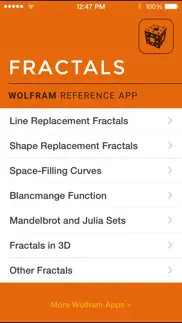 wolfram fractals reference app iPhone Captures Décran 1